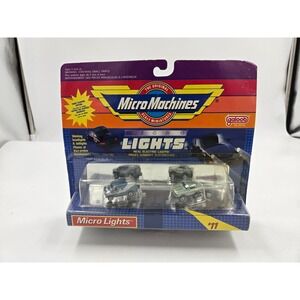 Micro Machines Micro Lights #11 Ford Van Flash & Mercedes Benz 450 New D5 NIB